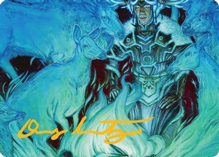 Unending Whisper (009s) Gold-Stamped - Art Series: Tarkir: Dragonstorm