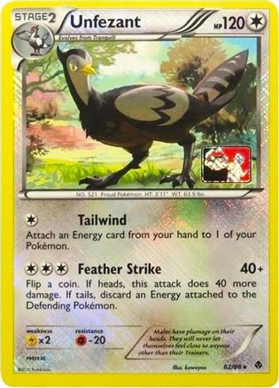 Unfezant (League Promo) (82) Reverse Holofoil - League & Championship Cards
