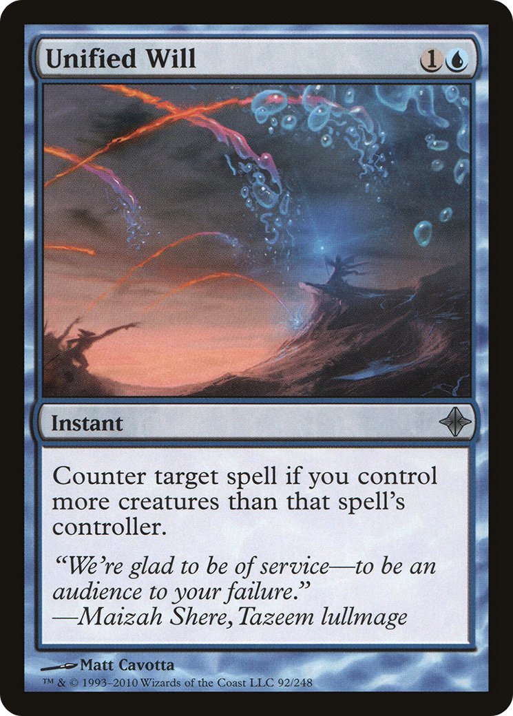 Unified Will (092) Foil - Rise of the Eldrazi