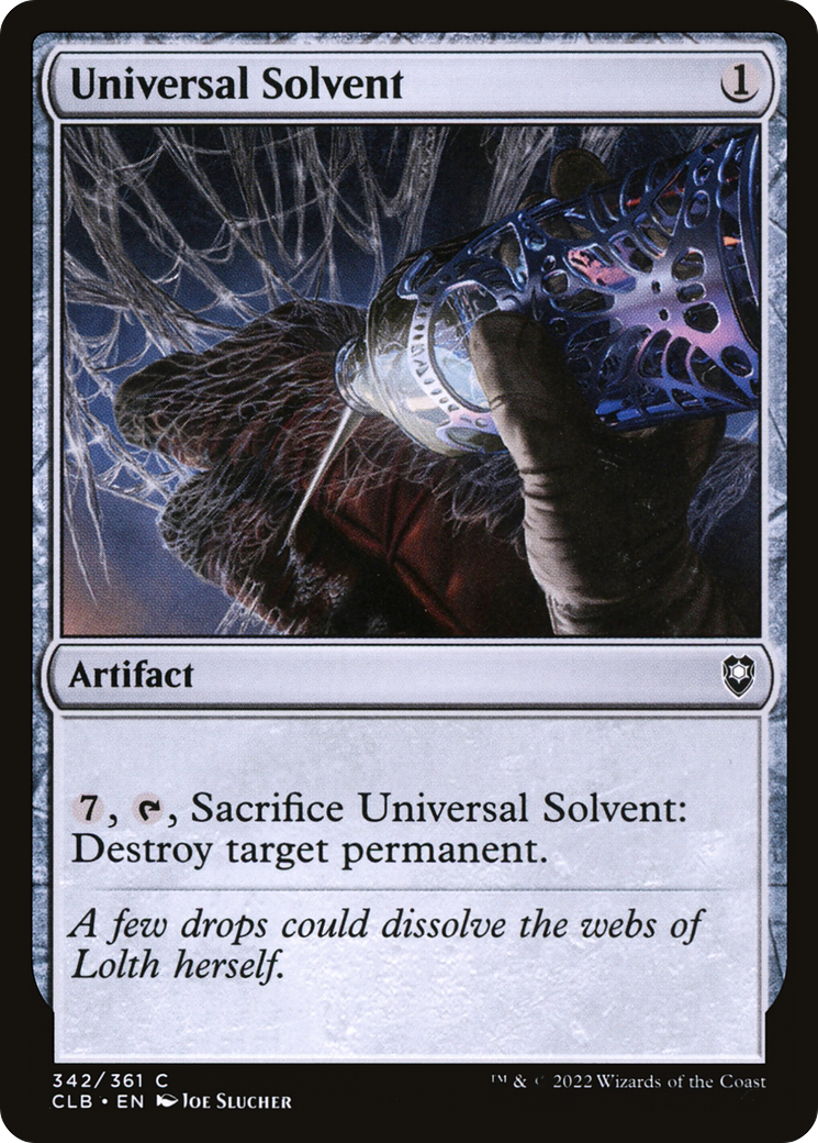 Universal Solvent (342) - Commander Legends: Battle for Baldur's Gate Foil