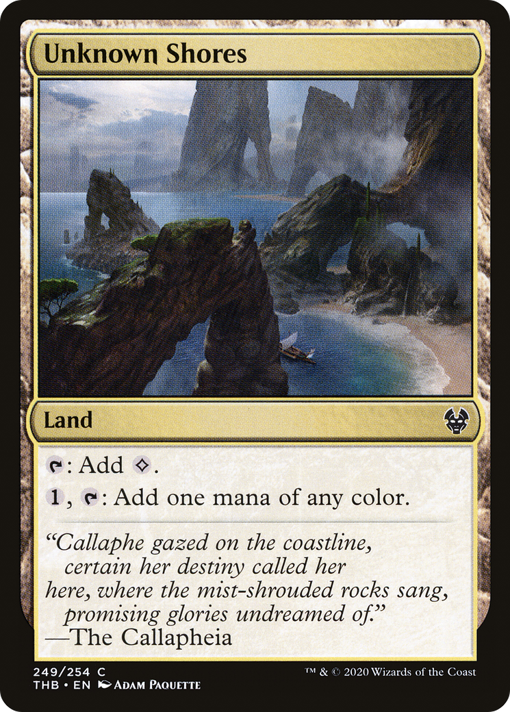 Unknown Shores (249) - Theros Beyond Death Foil
