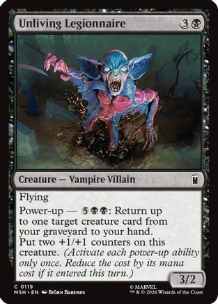 Unliving Legionnaire (119) Foil - Marvel Super Heroes