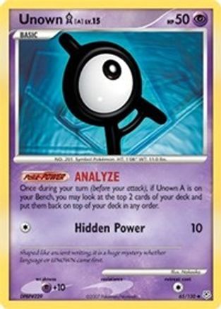 Unown [A] (65) - Diamond & Pearl