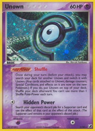 Unown (C) Holofoil - Unseen Forces