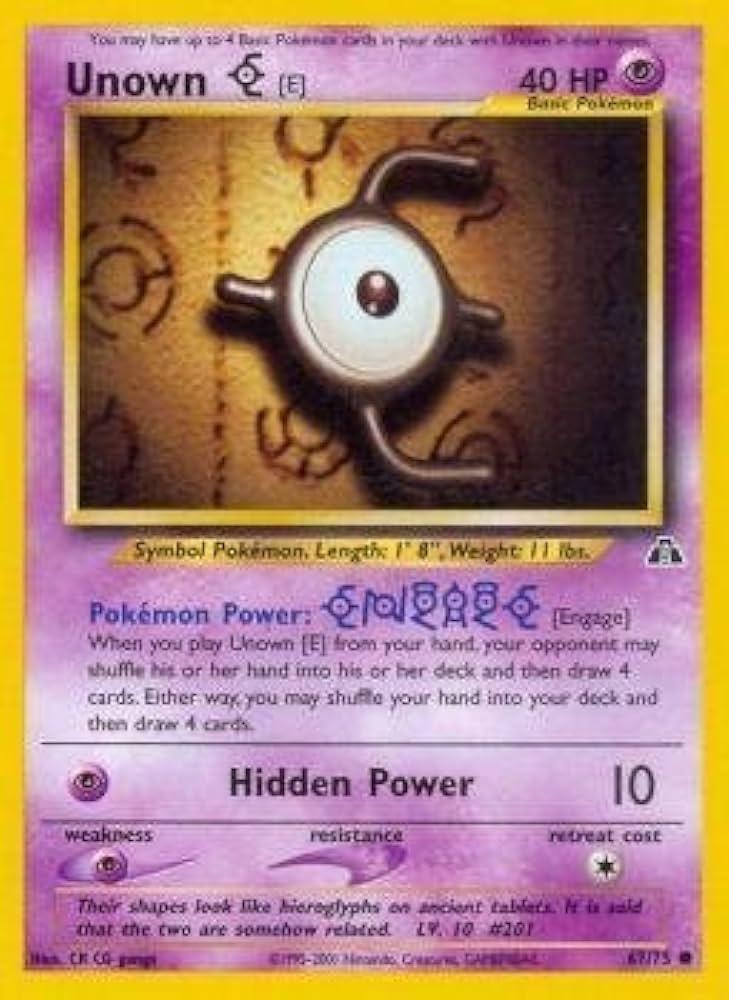 Unown [E] (67) (Unlimited) - Neo Discovery