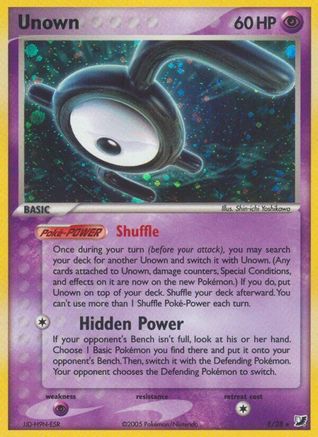 Unown (E) Holofoil - Unseen Forces