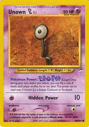 Unown [L] (86) (Unlimited) - Neo Destiny