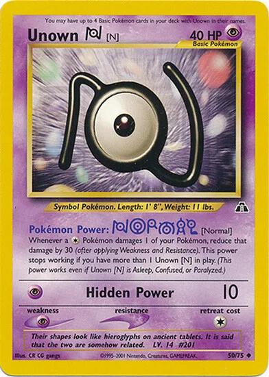 Unown [N] (50) (Unlimited) - Neo Discovery