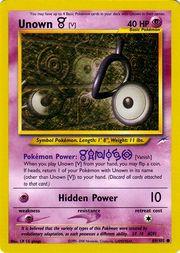 Unown [V] (89) (Unlimited) - Neo Destiny