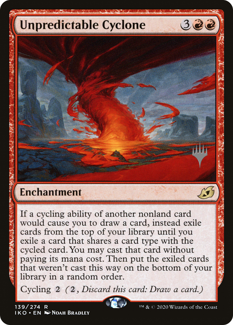 Unpredictable Cyclone (139) - Ikoria: Lair of Behemoths Promos Foil