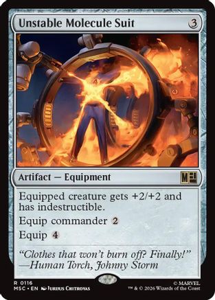Unstable Molecule Suit (116) - Commander: Marvel Super Heroes