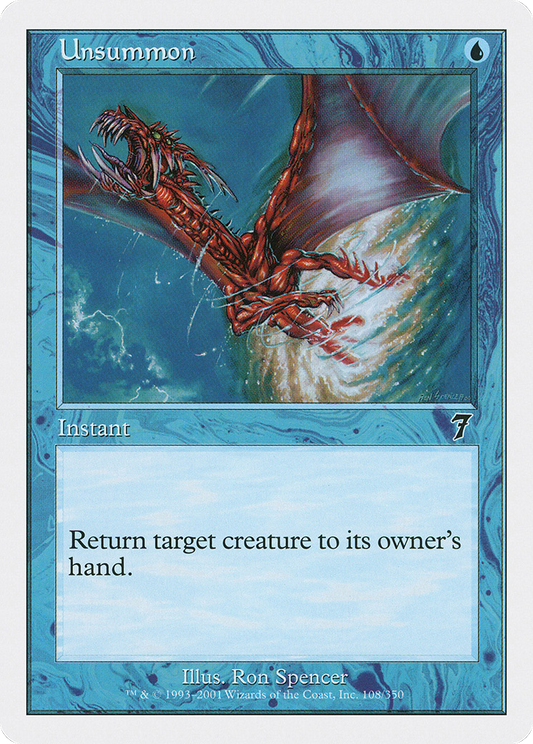 Unsummon (108) - Seventh Edition