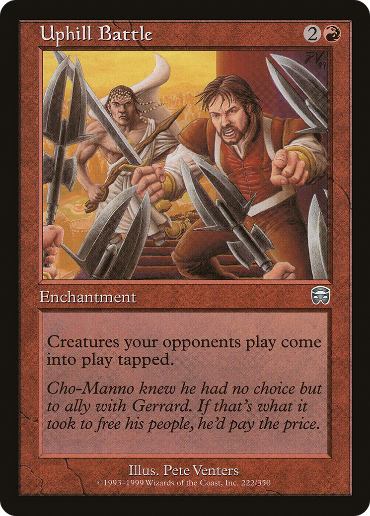 Uphill Battle (222) Foil - Mercadian Masques