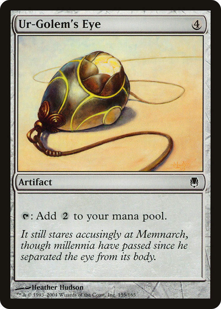Ur-Golem's Eye (155) Foil - Darksteel