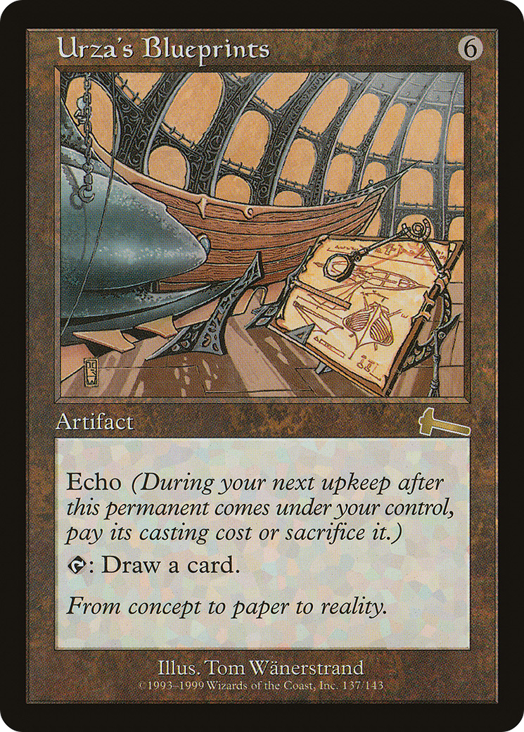 Urza's Blueprints (137) Foil - Urza's Legacy