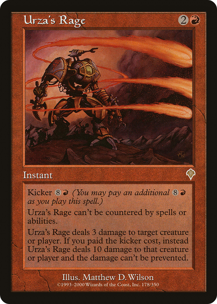 Urza's Rage (178) Foil - Invasion
