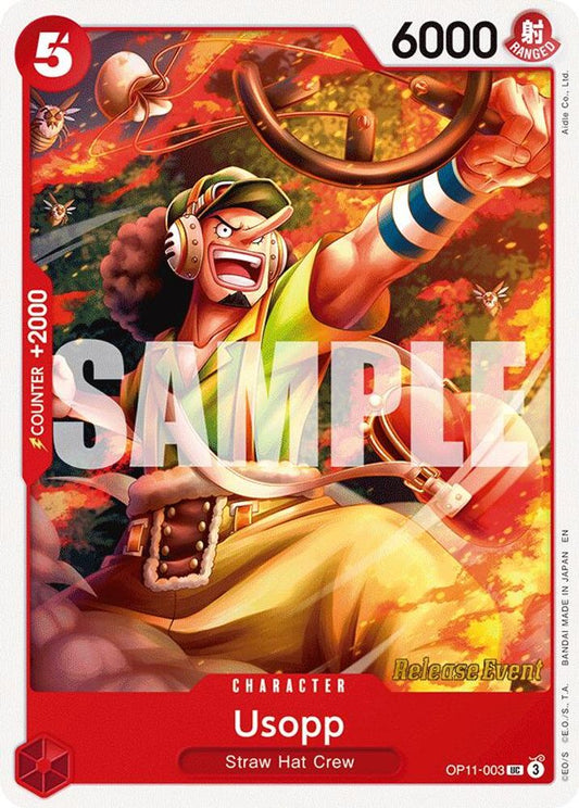 Usopp (OP11-003) Release Event Cards
