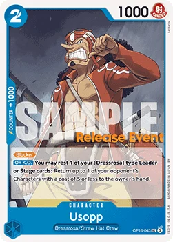 Usopp (OP16-043) Release Event Cards