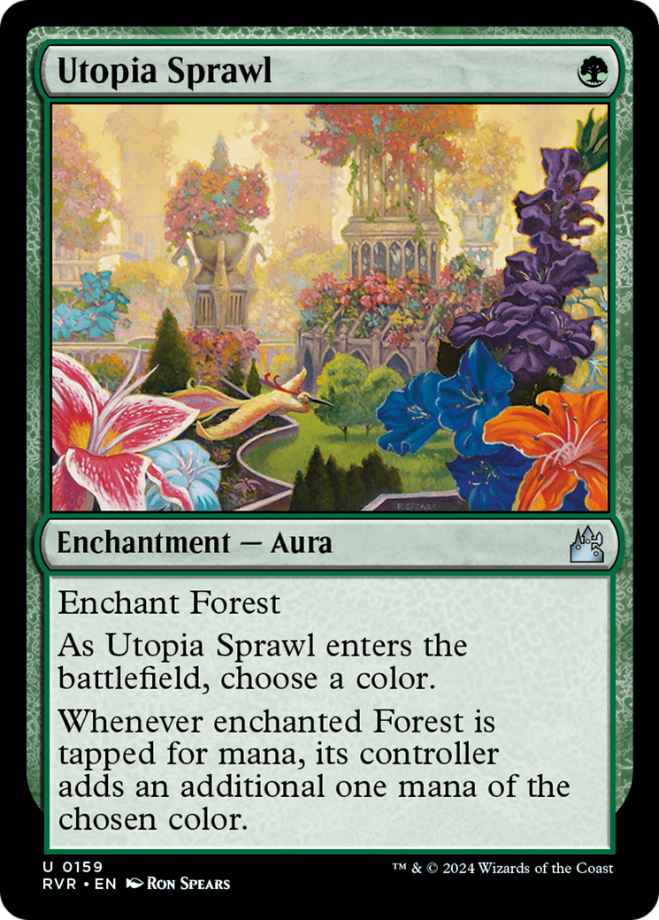 Utopia Sprawl (159) Foil - Ravnica Remastered