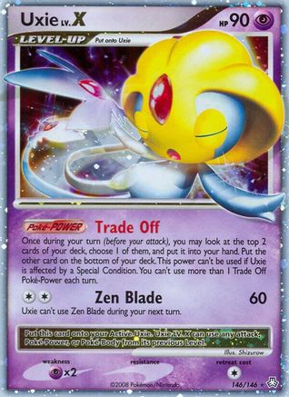 Uxie LV.X (146) Holofoil - Legends Awakened
