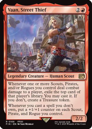 Vaan, Street Thief (168) Foil - FINAL FANTASY