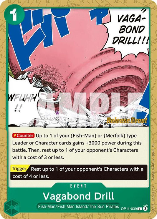 Vagabond Drill (OP11-039) Release Event Cards