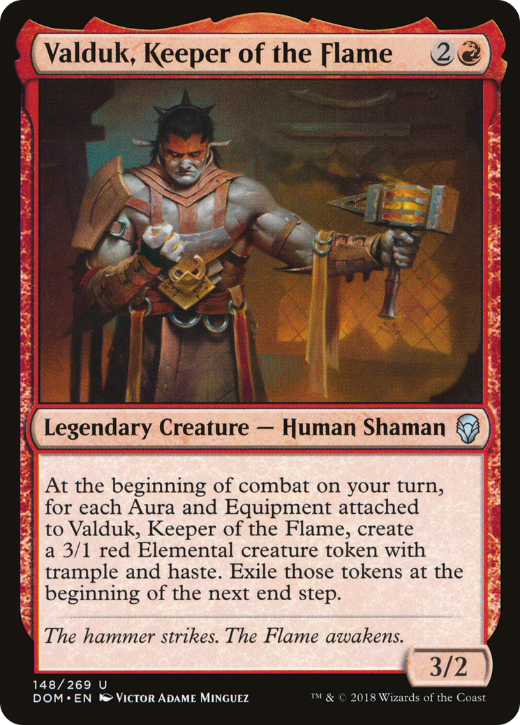 Valduk, Keeper of the Flame (148) - Dominaria Foil