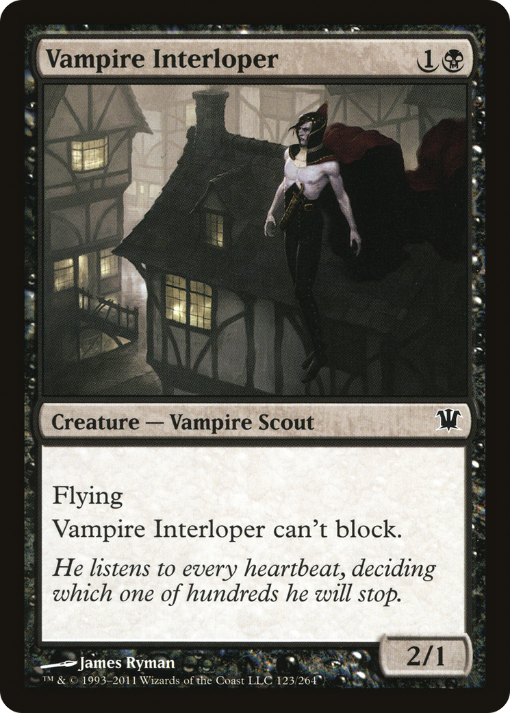 Vampire Interloper (123) Foil - Innistrad