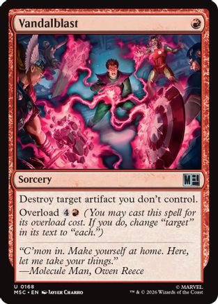 Vandalblast (168) Surge Foil - Commander: Marvel Super Heroes