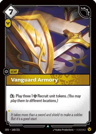 Vanguard Armory (168) Foil - Spiritforged
