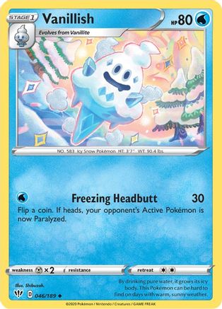 Vanillish (46) Reverse Holofoil - Darkness Ablaze