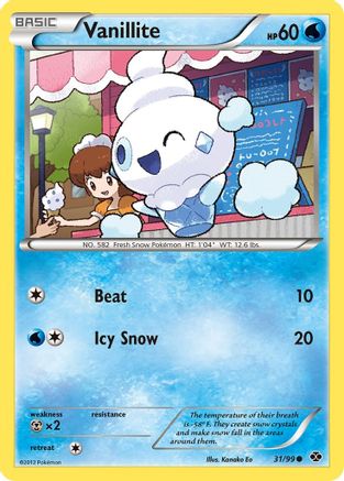 Vanillite (31) Reverse Holofoil - Next Destinies