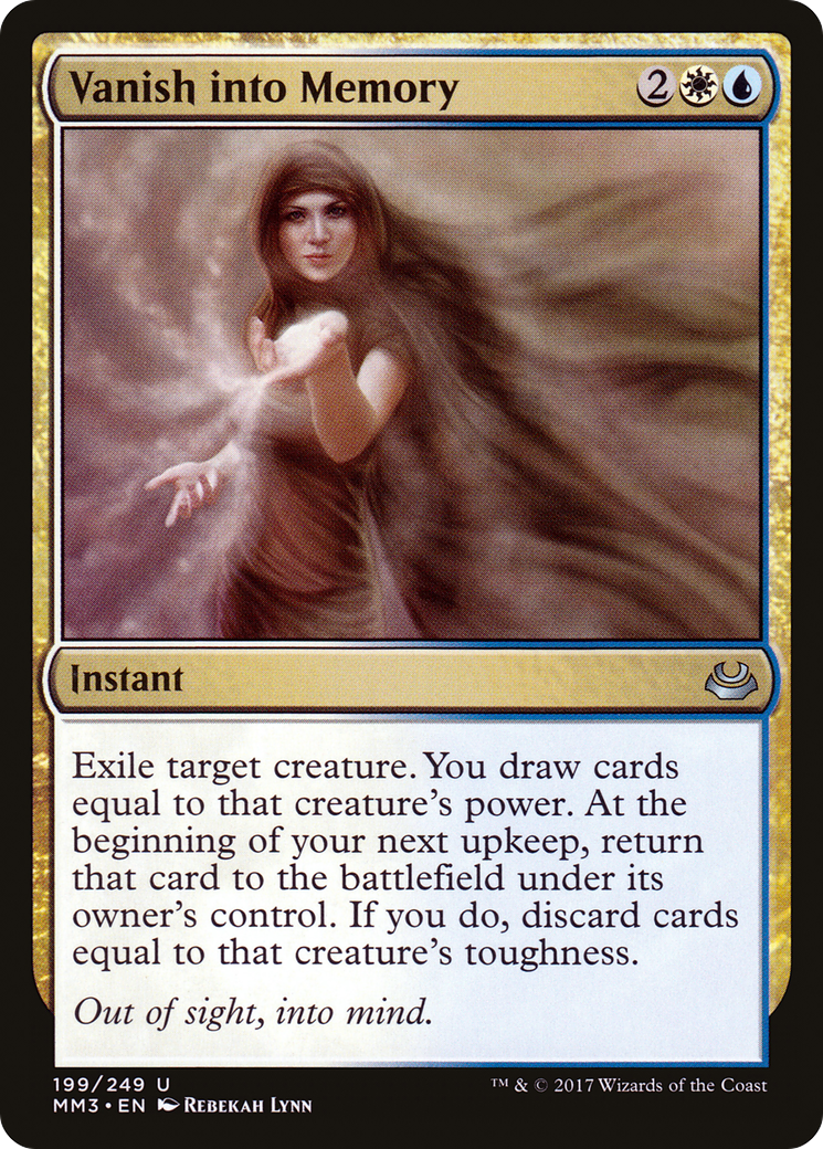 Vanish into Memory (199) Foil - Modern Masters 2017