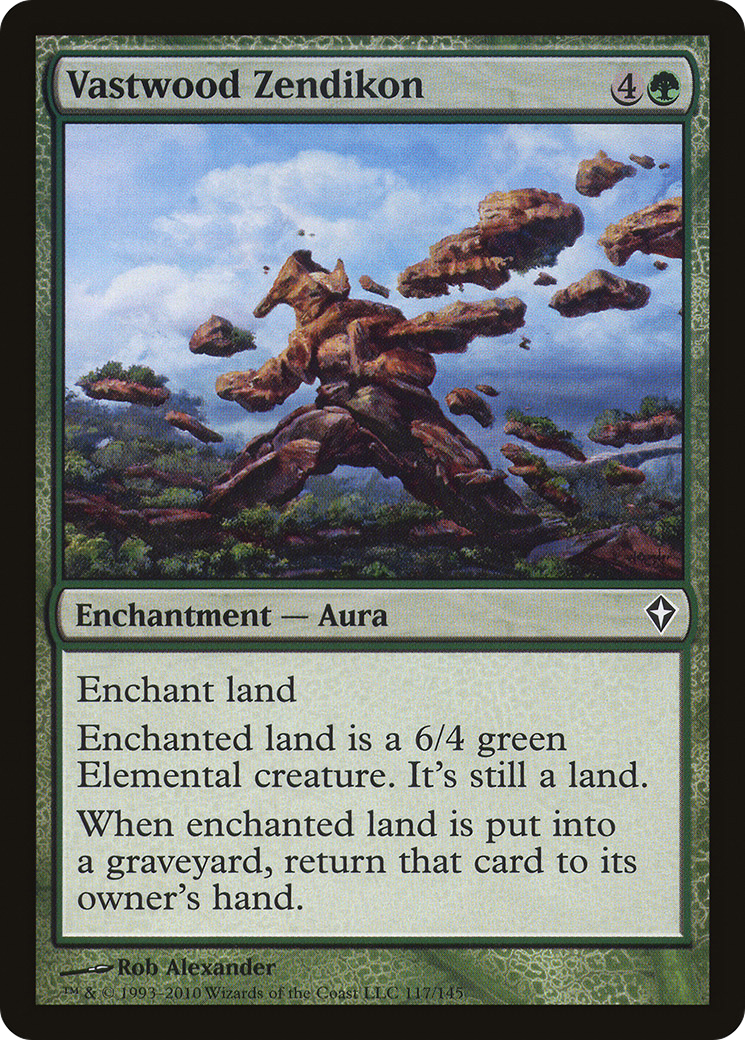 Vastwood Zendikon (117) Foil - Worldwake