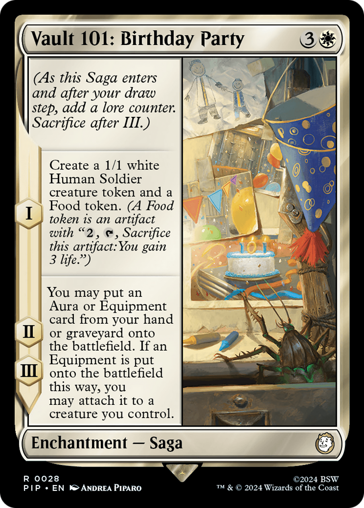 Vault 101: Birthday Party (028) Foil - Fallout