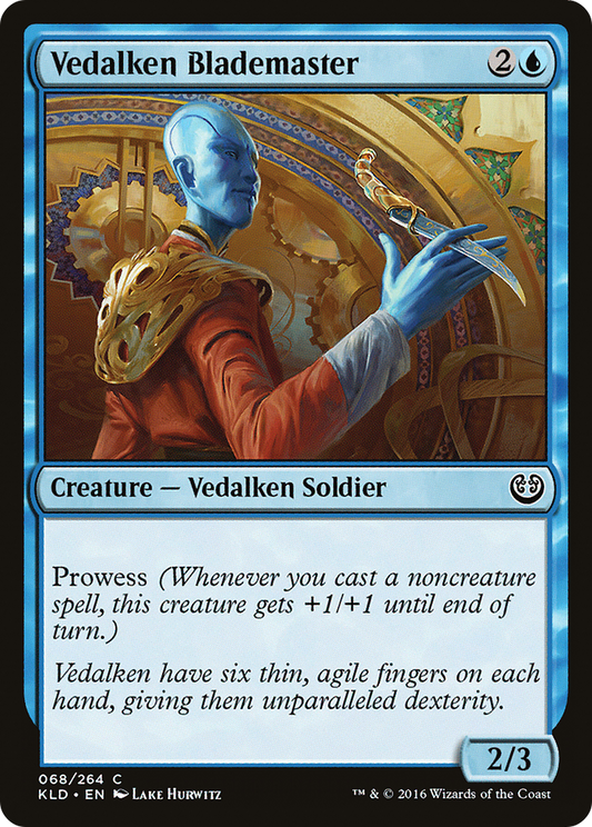 Vedalken Blademaster (068) Foil - Kaladesh