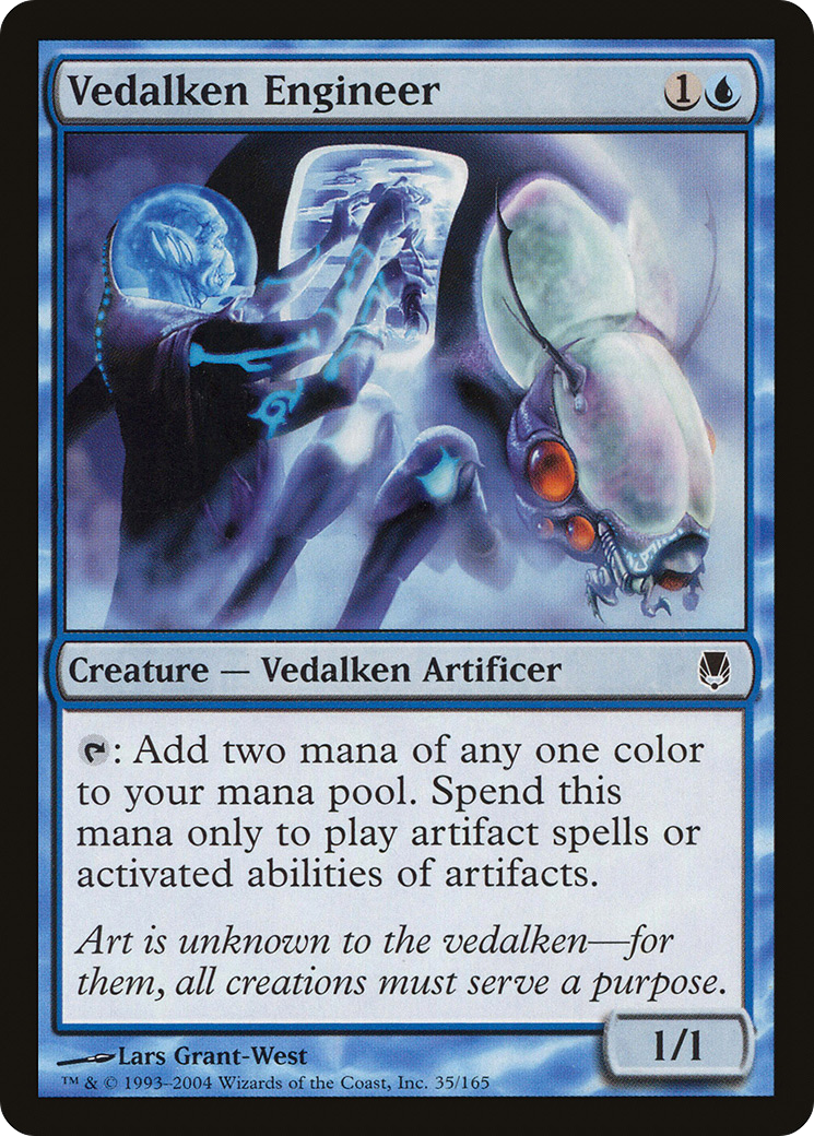 Vedalken Engineer (035) - Darksteel