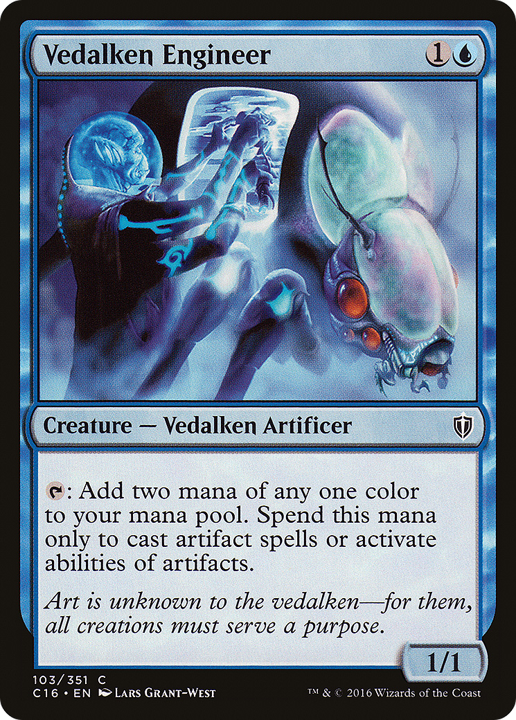 Vedalken Engineer (103) - Commander 2016