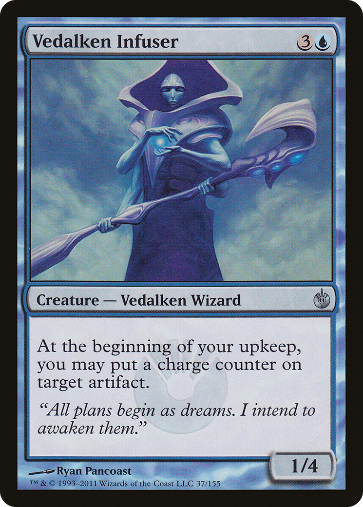 Vedalken Infuser (037) Foil - Mirrodin Besieged