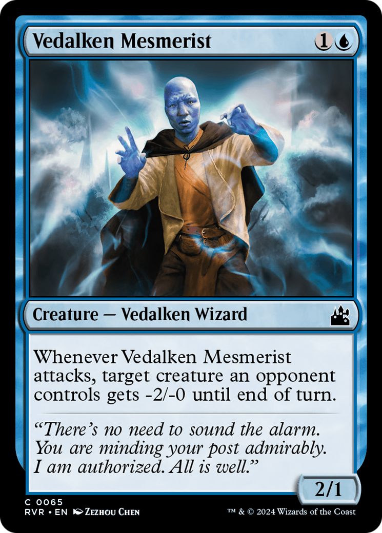 Vedalken Mesmerist (065) - Ravnica Remastered