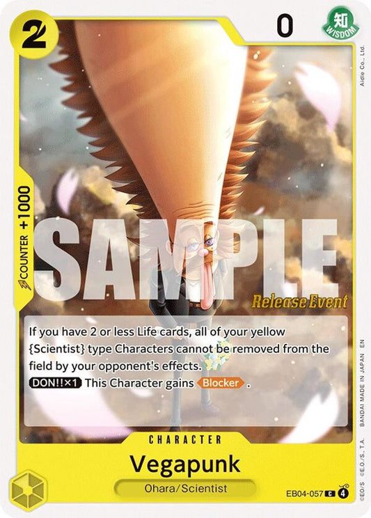 Vegapunk (EB04-057) Release Event Cards