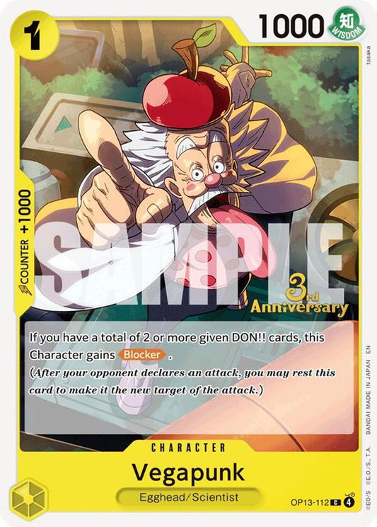 Vegapunk (OP13-112) 3rd Anniversary Tournament Cards