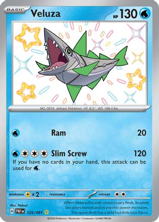 Veluza (125) Holofoil - Paldean Fates