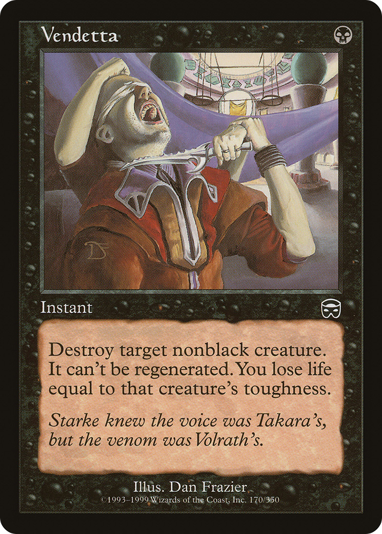 Vendetta (170) Foil - Mercadian Masques