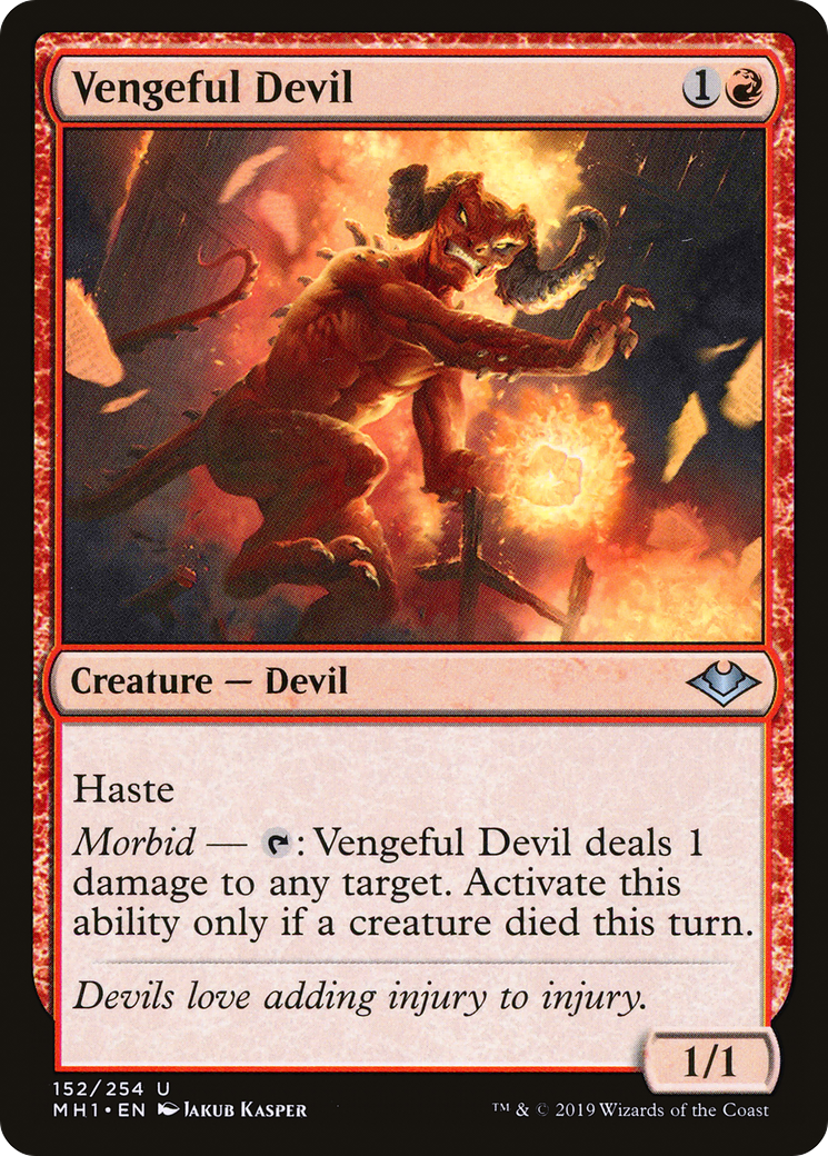 Vengeful Devil (152) - Modern Horizons Foil