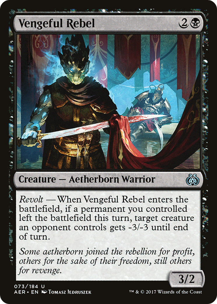 Vengeful Rebel (073) Foil - Aether Revolt