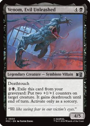 Venom, Evil Unleashed (800) - Commander: Marvel Super Heroes