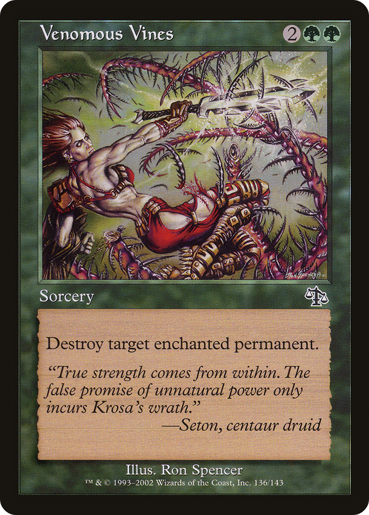 Venomous Vines (136) Foil - Judgment