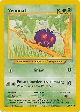 Venonat (90) (Unlimited) - Neo Destiny