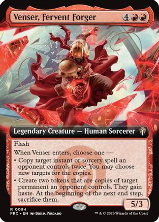 Venser, Fervent Forger (Extended Art) (094) - Commander: Reality Fracture